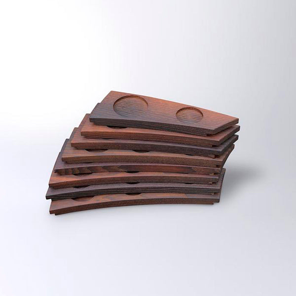 Evä (“Fin”) serving tray 1–8, heat-treated ash wood